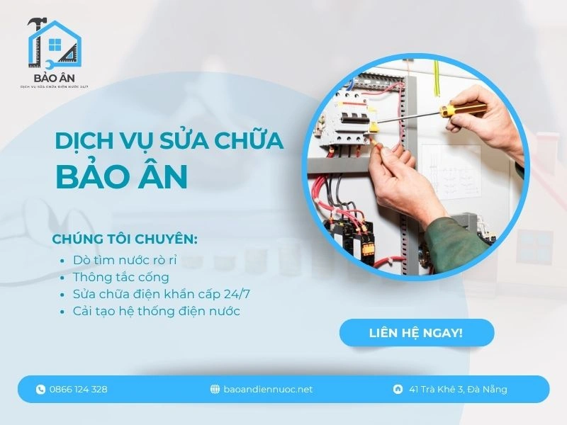 Dịch vụ Sửa chữa Bảo Ân – giải pháp đấu nối điện chuyên nghiệp, an toàn tuyệt đối