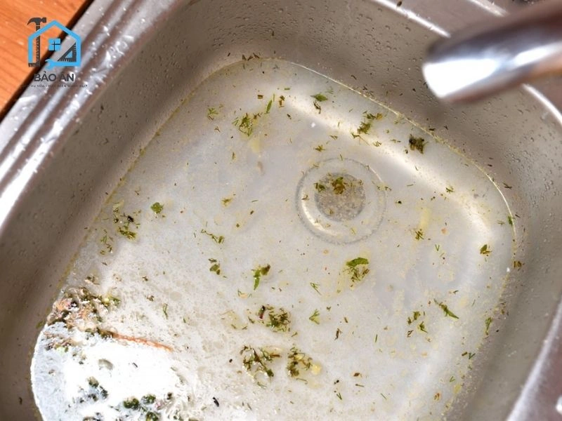 Nước thải có dấu hiệu trào ngược trở lại