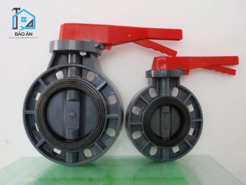 Cấu tạo của van bướm bao gồm một đĩa tròn giống cánh bướm