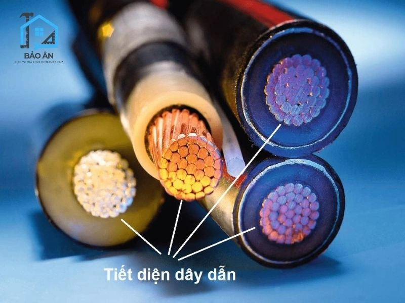 Tiết diện dây điện hay còn gọi là mặt cắt ngang của dây