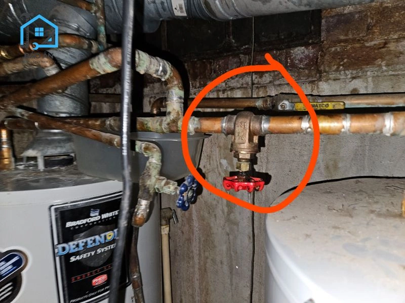 Van bị rò rỉ nước ở mối nối